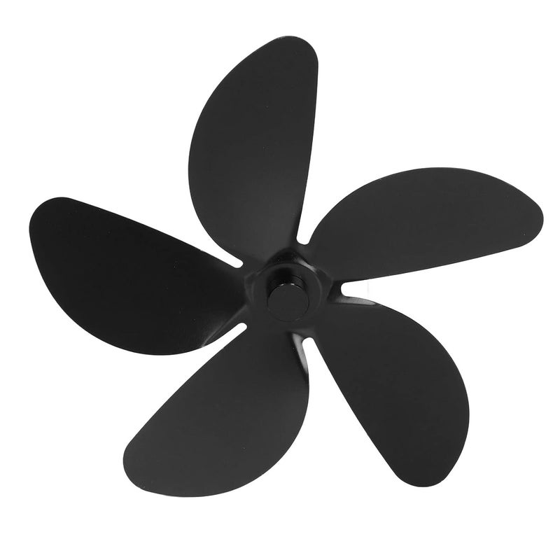 woobles Fireplace Fan Blade, Easy to Install Aluminum Alloy Wood Stove Fan for Household Use - Image 3